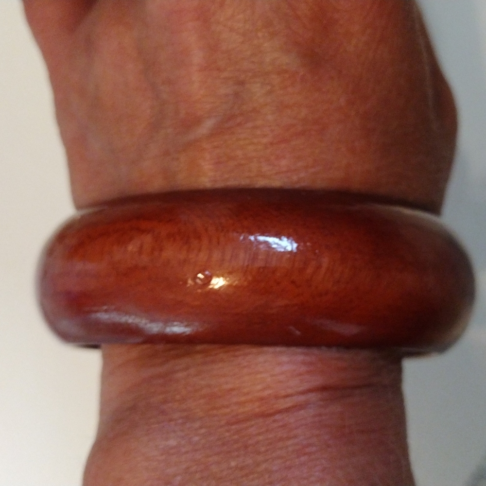 R.O.C Large wooden bracelet.